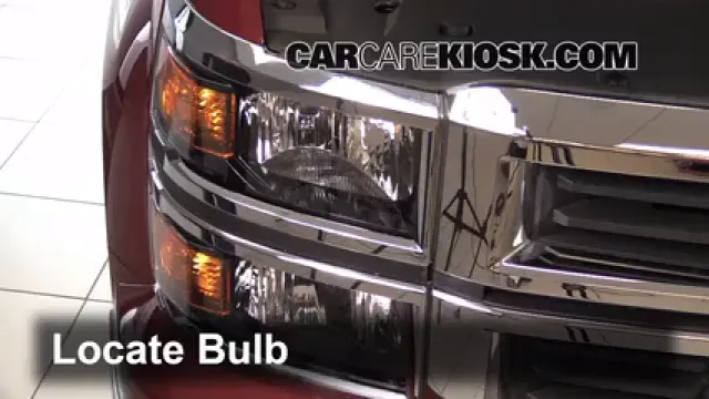 2014 Chevrolet Silverado 1500 LT 5.3L V8 FlexFuel Crew Cab Pickup Éclairage Feux de croisement (remplacer l'ampoule)